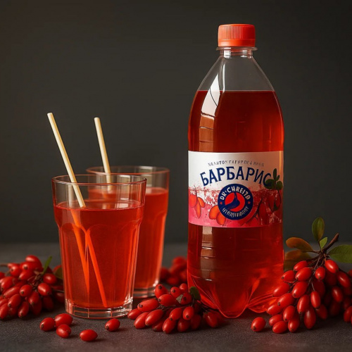 Газ. напиток безалкогольный "БАРБАРИС", 2 л. ПЭТ